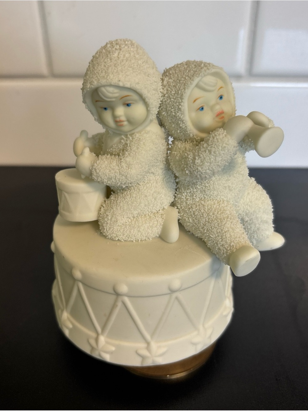 Department 56 Dept 56 snowbabies "Play Me A Tune" Ceramic Music Box